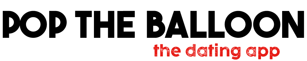 Pop The Balloon black logo